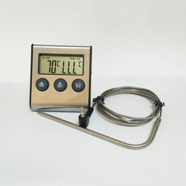 Digital Cooking Thermometer Timer With Alarm