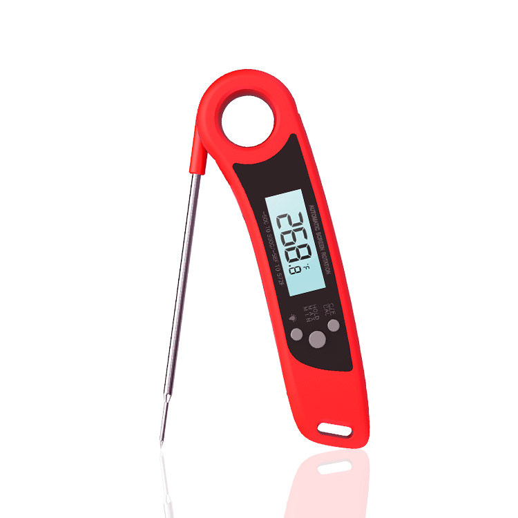 Digital Meat BBQ Grill Thermometer Waterproof Probe Folding
