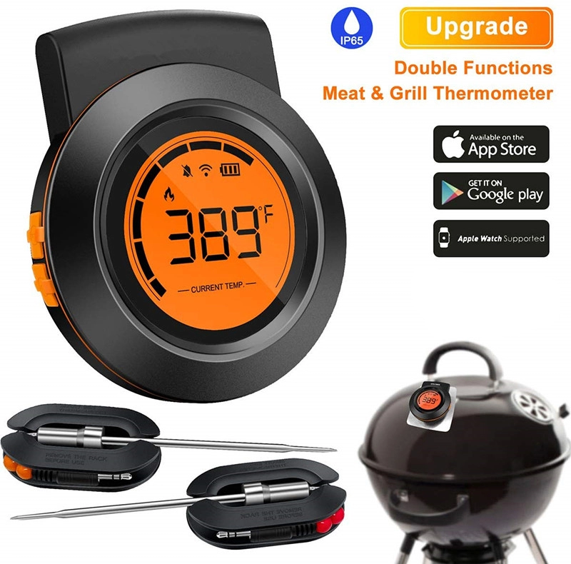 High Temperature Waterproof Bluetooth Meat Thermometer For Grilling 